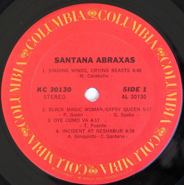 Santana : Abraxas (LP, Album, San)