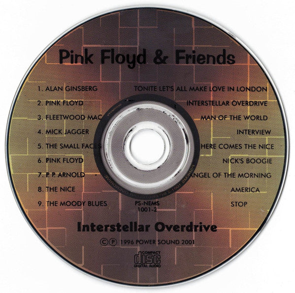 Pink Floyd & Friends Of Pink Floyd : Interstellar Overdrive (CD, Album, Comp, RM)