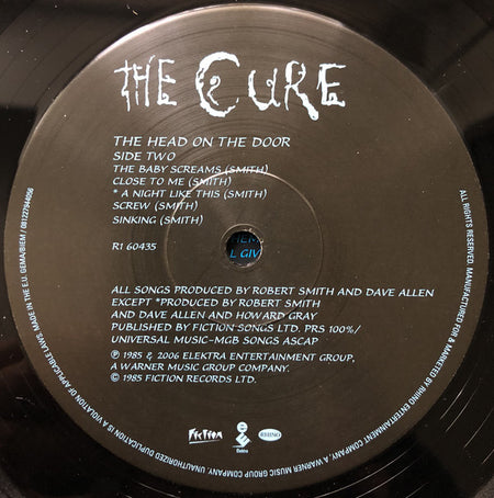 The Cure : The Head On The Door (LP, Album, RE, RM, 180)