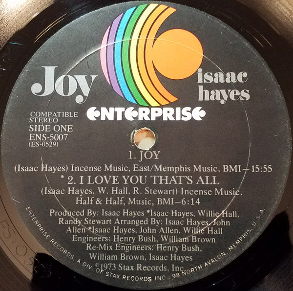 Isaac Hayes : Joy (LP, Album, Emb)