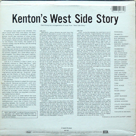 Stan Kenton & His Orchestra* : Kenton's West Side Story (LP, Album, RE)