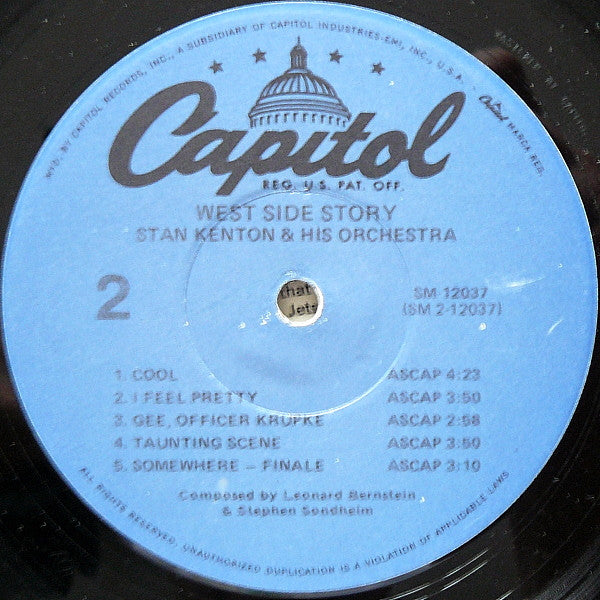 Stan Kenton & His Orchestra* : Kenton's West Side Story (LP, Album, RE)