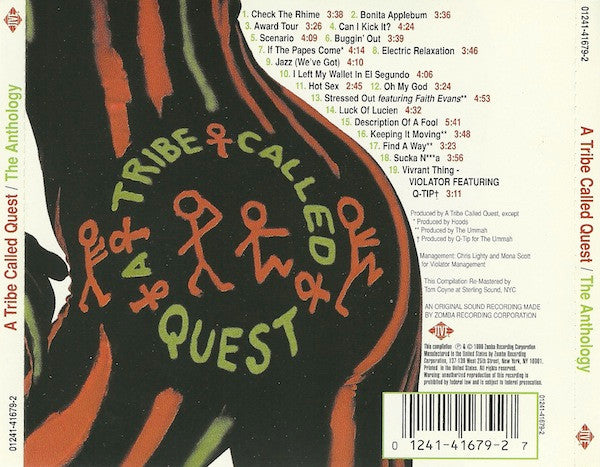 A Tribe Called Quest : The Anthology (CD, Comp, RE)
