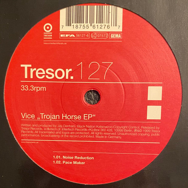 Vice : Trojan Horse EP (12", EP)