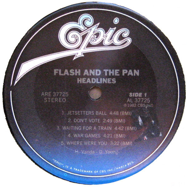 Flash And The Pan* : Headlines (LP, Album, Ter)