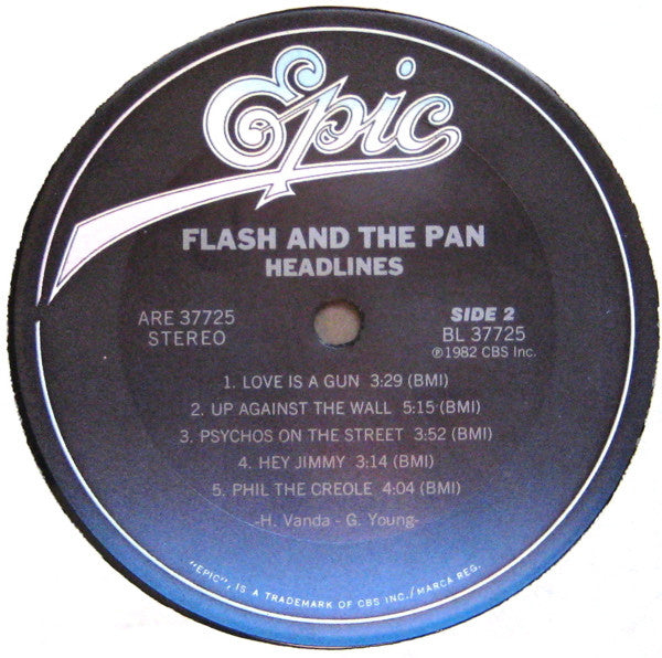 Flash And The Pan* : Headlines (LP, Album, Ter)