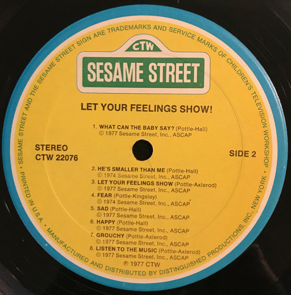 Sesame Street : Let Your Feelings Show! (LP, Album)