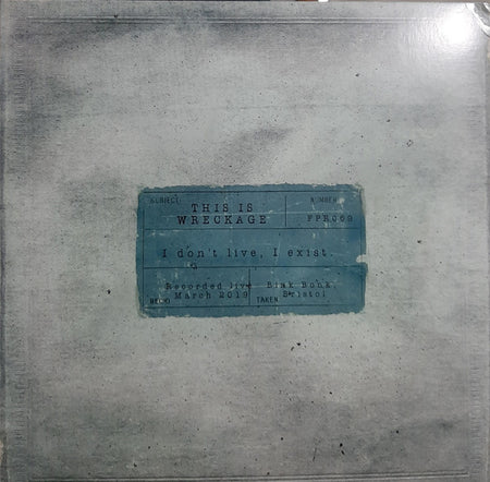 This Is Wreckage : I Don't Live, I Exist (LP, Ltd, Blu)