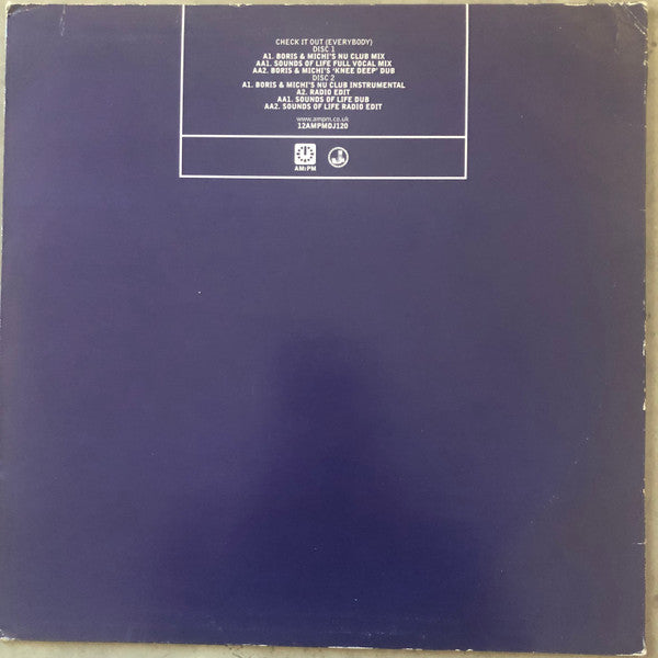 BMR Featuring Felicia Uwaje : Check It Out (Everybody) (2x12", Ltd, Promo)