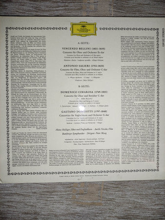 Heinz Holliger · Bamberger Symphoniker · Peter Maag : The Oboe (LP, RP)