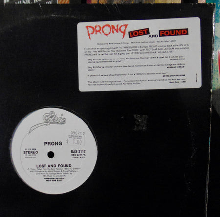 Prong : Lost And Found (12", Promo)