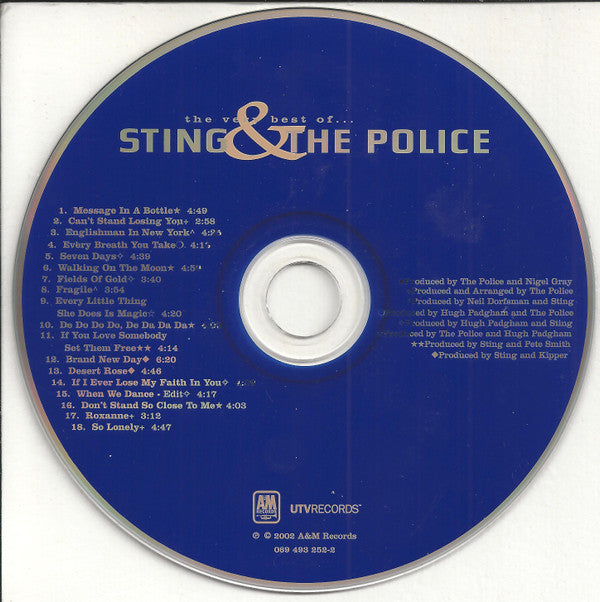 Sting & The Police : The Very Best Of Sting & The Police (CD, Comp, RE)
