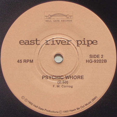 East River Pipe : Make A Deal With The City / Psychic Whore (7", Single, Pin)