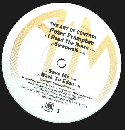 Peter Frampton : The Art Of Control (LP, Album)