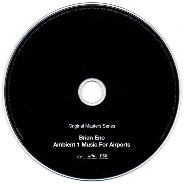 Brian Eno : Ambient 1 (Music For Airports) (CD, Album, RE, RM, Opt)