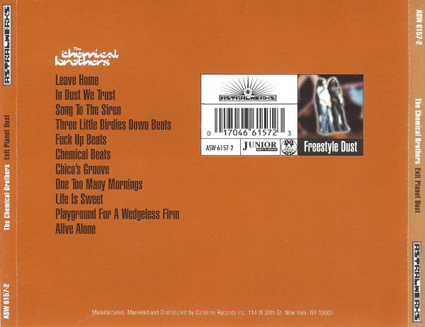 The Chemical Brothers : Exit Planet Dust (CD, Album, P/Mixed)