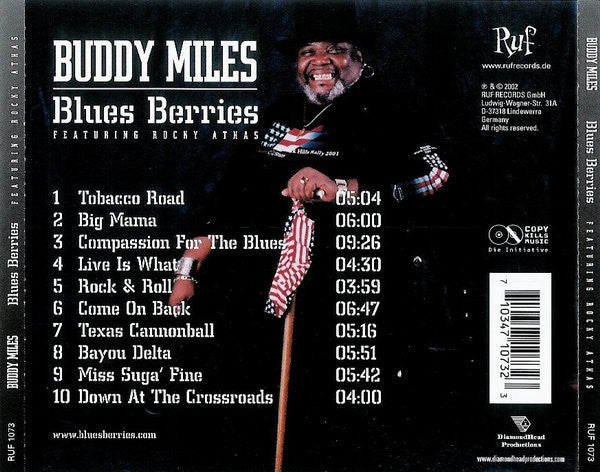 Buddy Miles Featuring Rocky Athas : Blues Berries (CD, Album)