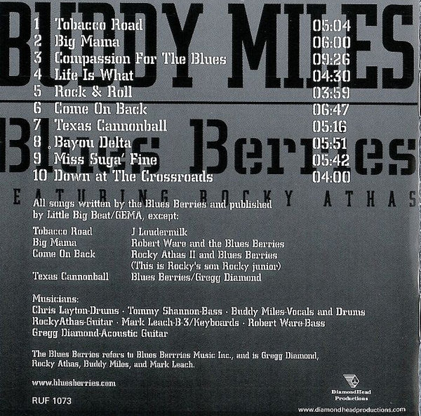 Buddy Miles Featuring Rocky Athas : Blues Berries (CD, Album)
