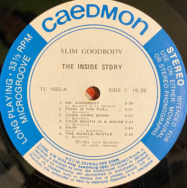 Slim Goodbody : The Inside Story (LP)