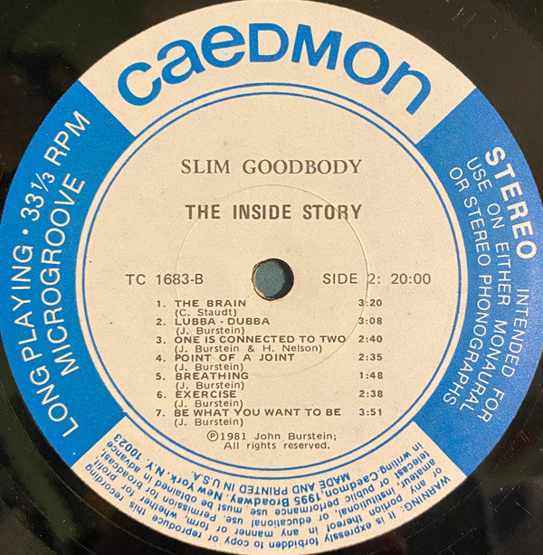 Slim Goodbody : The Inside Story (LP)