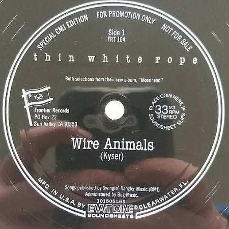 Thin White Rope : Wire Animals / Wet Heart (Flexi, 7", Promo)