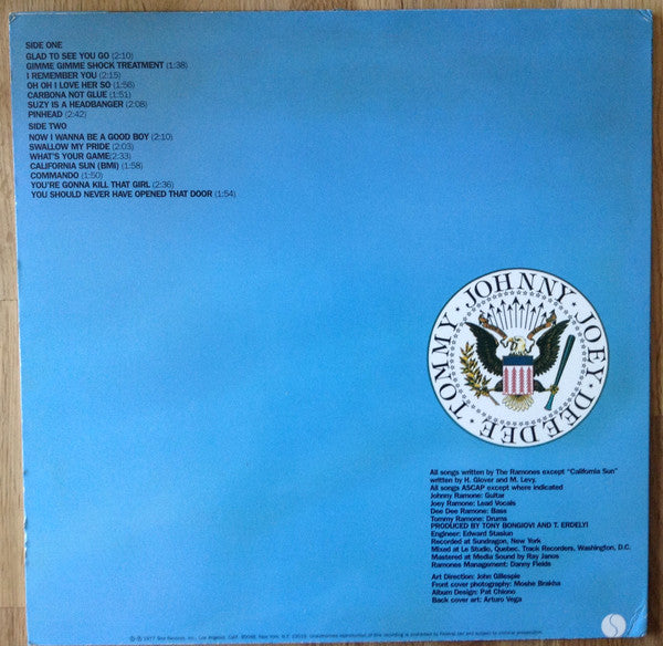 Ramones : Leave Home (LP, Album, Ltd, RE, 180)