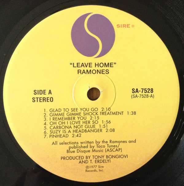 Ramones : Leave Home (LP, Album, Ltd, RE, 180)