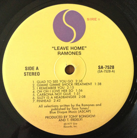 Ramones : Leave Home (LP, Album, Ltd, RE, 180)
