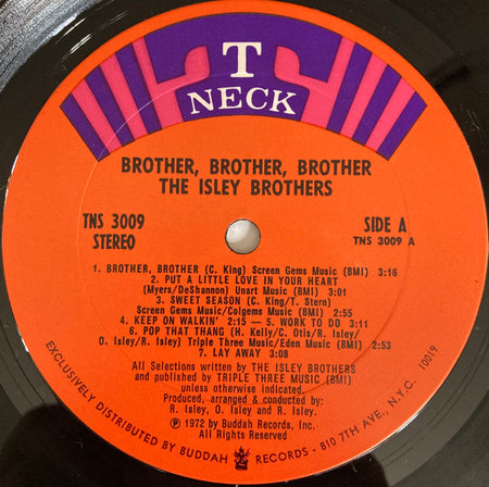 The Isley Brothers : Brother, Brother, Brother (LP, Album, Ter)