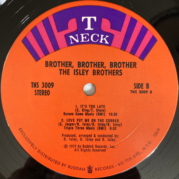 The Isley Brothers : Brother, Brother, Brother (LP, Album, Ter)