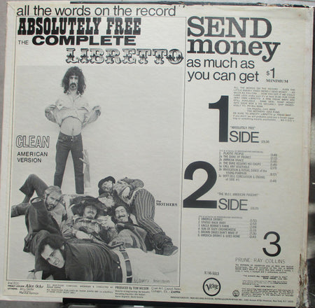 The Mothers Of Invention* : Absolutely Free (LP, Album)