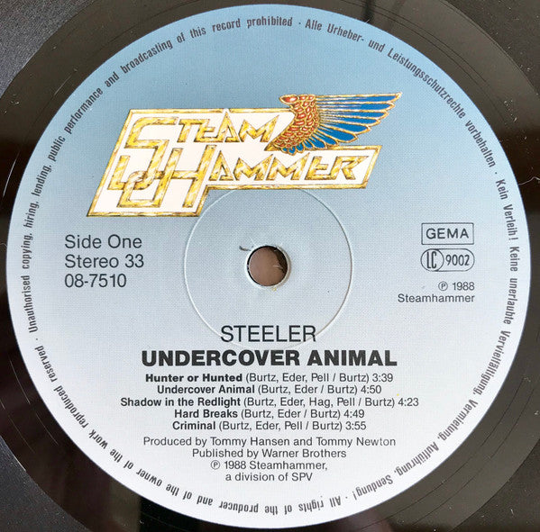 Steeler : Undercover Animal (LP, Album)