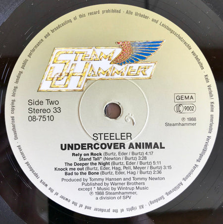 Steeler : Undercover Animal (LP, Album)