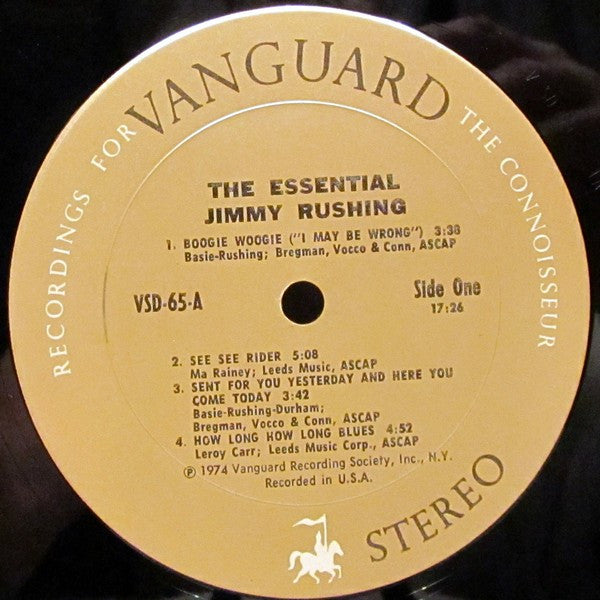 Jimmy Rushing : The Essential Jimmy Rushing (2xLP, Comp)