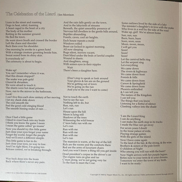 The Doors : Waiting For The Sun (LP, Album, M/Print, RE, Gat)