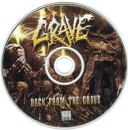 Grave (2) : Back From The Grave + Bonus Demos CD (CD, Album + CD, Comp)