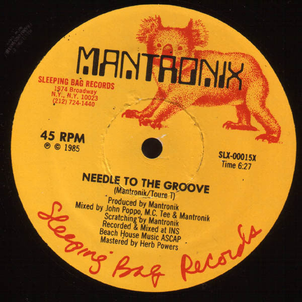 Mantronix : Needle To The Groove (12")