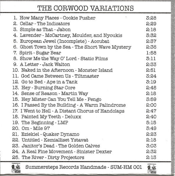Various : The Corwood Variations (CDr, Comp)