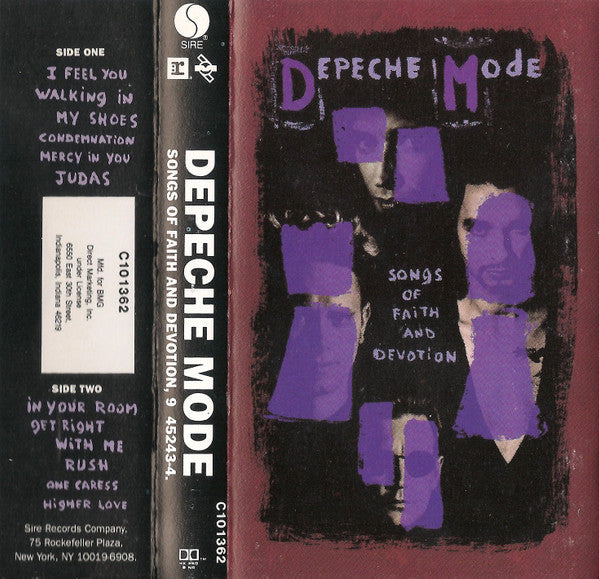 Depeche Mode : Songs Of Faith And Devotion (Cass, Album, Club)