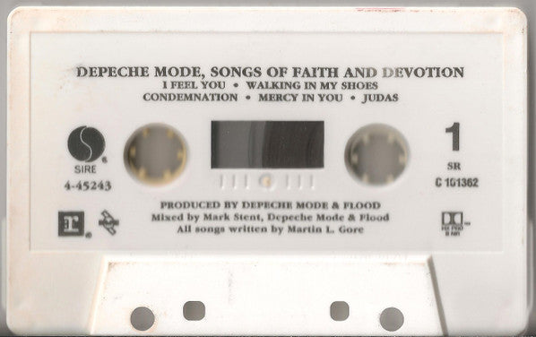 Depeche Mode : Songs Of Faith And Devotion (Cass, Album, Club)
