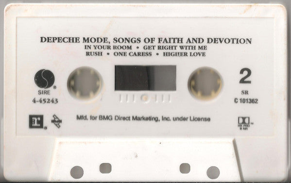 Depeche Mode : Songs Of Faith And Devotion (Cass, Album, Club)