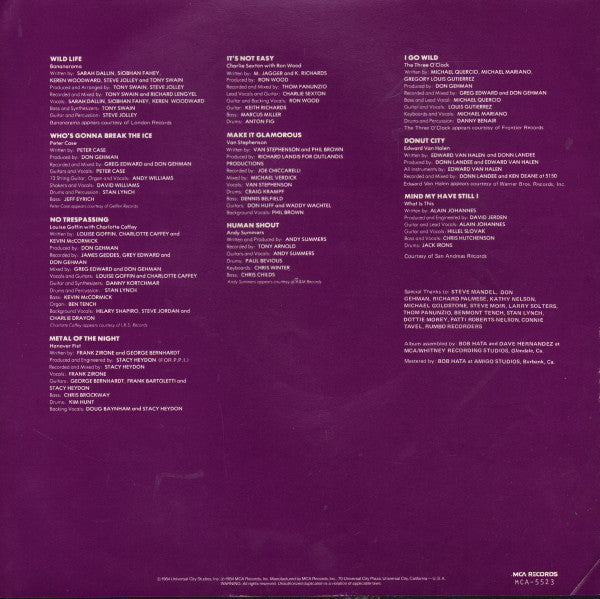 Various : The Wild Life (Music From The Original Motion Picture Soundtrack) (LP, Comp, Glo)