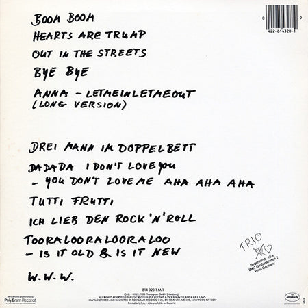 Trio : Trio And Error (LP, Album, 53 )