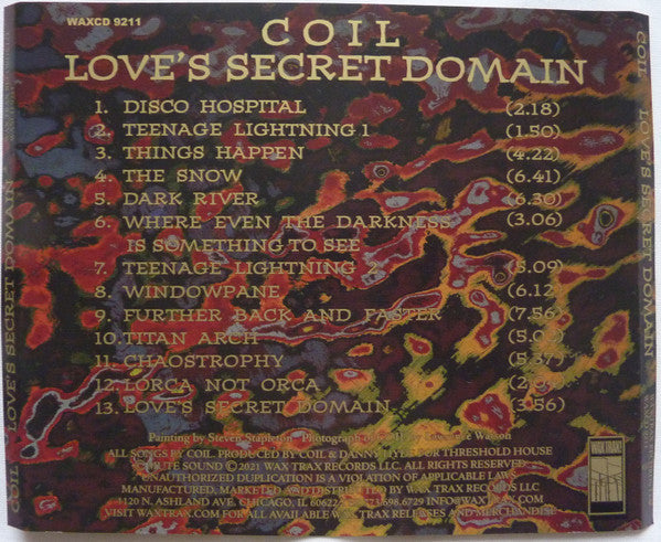 Coil : Love's Secret Domain (CD, Album, RE, RM, 30t)