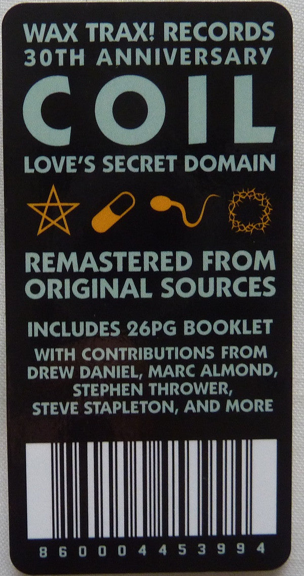 Coil : Love's Secret Domain (CD, Album, RE, RM, 30t)