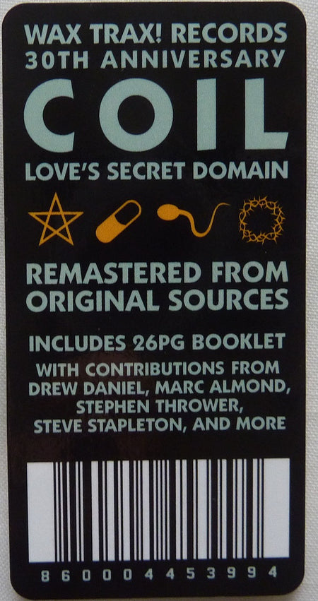 Coil : Love's Secret Domain (CD, Album, RE, RM, 30t)