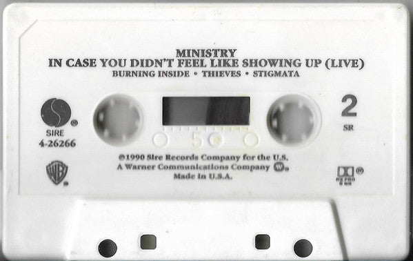 Ministry : In Case You Didn't Feel Like Showing Up (Live) (Cass, MiniAlbum, SR,)