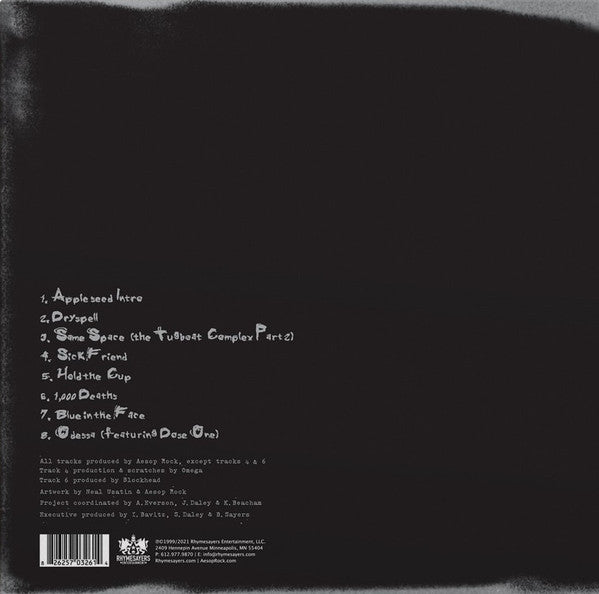 Aesop Rock : Appleseed (12", EP, RE, Tra)