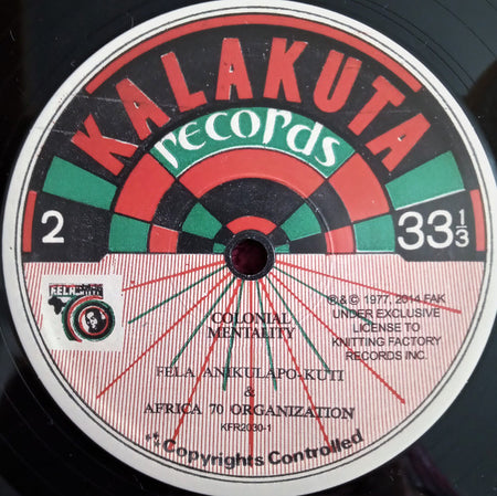 Fẹla* And The Afrika 70* : Sorrow Tears And Blood (LP, Album, RE)