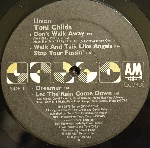 Toni Childs : Union (LP, Album, B -)